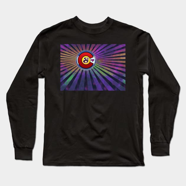 String Cheese Incident Colorado Love Psychedelic Galaxy Long Sleeve T-Shirt by Shayna